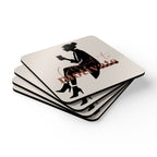 C2M - corkwood coaster set